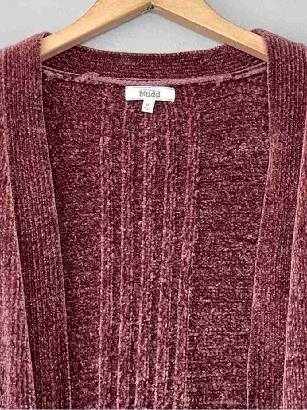 Cozy Plush Open-Front Cardigan Sweater - Dusty Rose
